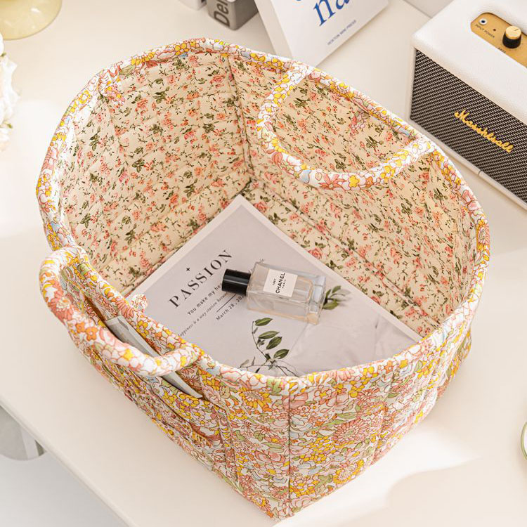 Boho Fabric Storage Basket