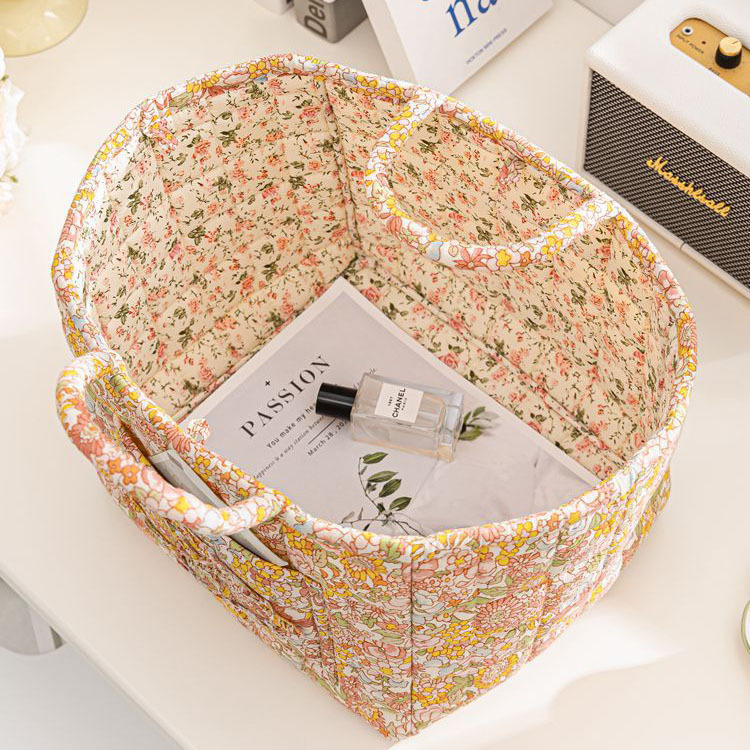 Boho Fabric Storage Basket