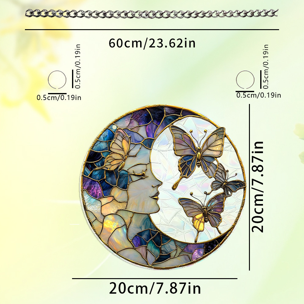 ✨ Acrylic Butterfly Dragonfly Moon Sunshine Catcher