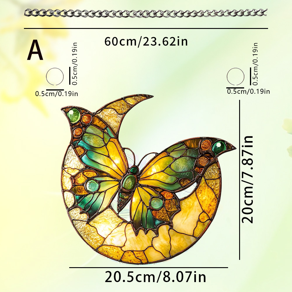 ✨ Acrylic Butterfly Dragonfly Moon Sunshine Catcher