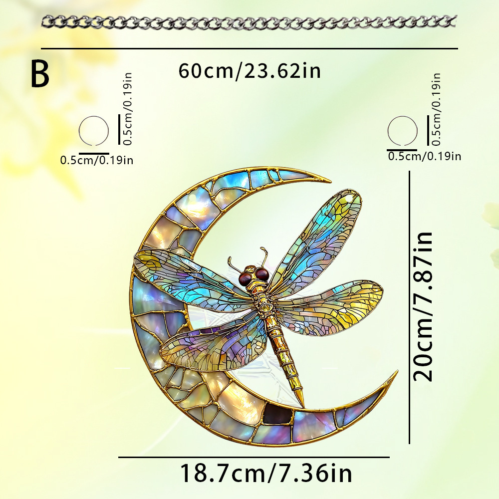 ✨ Acrylic Butterfly Dragonfly Moon Sunshine Catcher