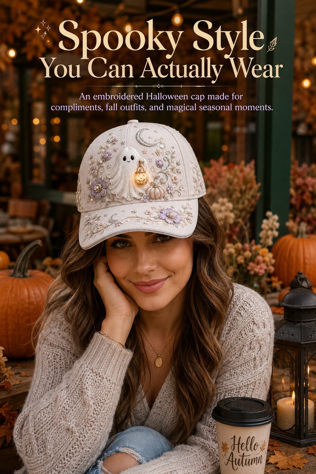 🔥 Limited-time 50% OFF🎃 3D Halloween Embroidery Cap