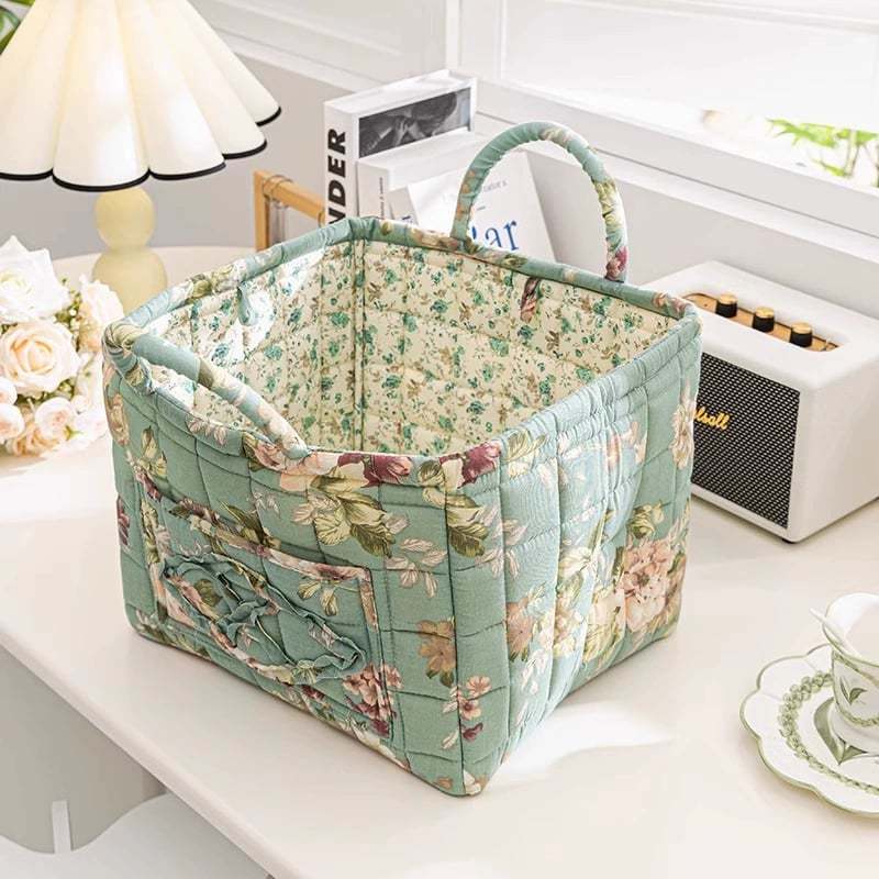 Boho Fabric Storage Basket