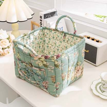 Boho Fabric Storage Basket