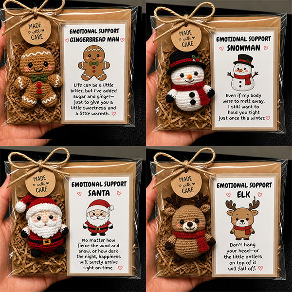 🔥Last Day70% OFF 🎁💕 Handmade Christmas Therapy Plush Crew🎄✨