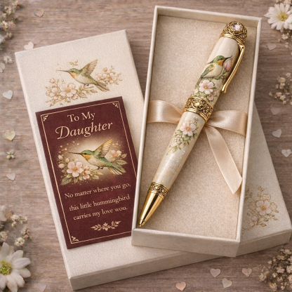 🖋️ A Little Hummingbird for You – Gift Pen for Daughter