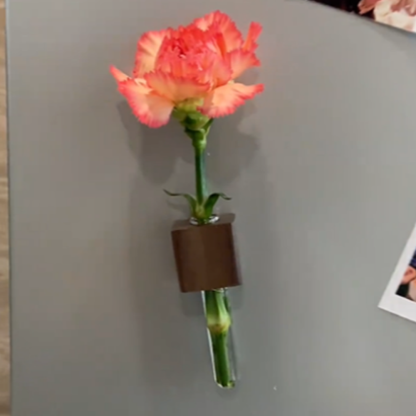 Solid Wood Refrigerator Sticker Vase