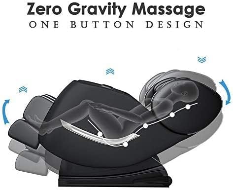 2024 Massage Chair, Full Body Zero Gravity Massage Chair with 8 Fixed Massage Rollers, 6 Auto Modes, Waist Heated, Bluetooth Speaker