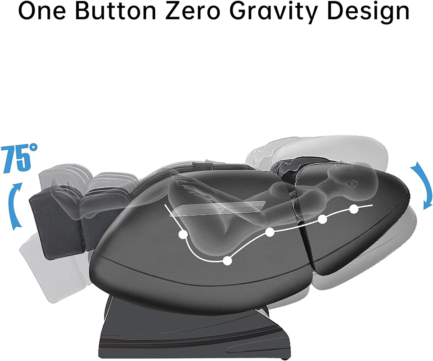 2024 Full Body Massage Chair, Zero Gravity Massage Chair Recliner with Heating Function, Auto Modes, Bluetooth Music Player, Foot Massage