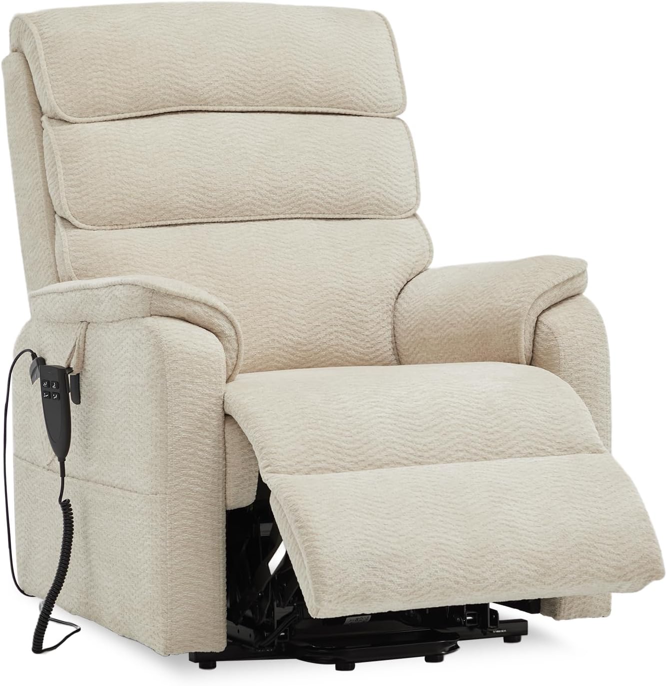 Irene House 9188 Medium Dual Motor Lay Flat Recliner Lift Chair Recliners Infinite Position with Heat Massage for Elderly Up to 300 LBS Electric Power Lift Recliner Chair Sofa