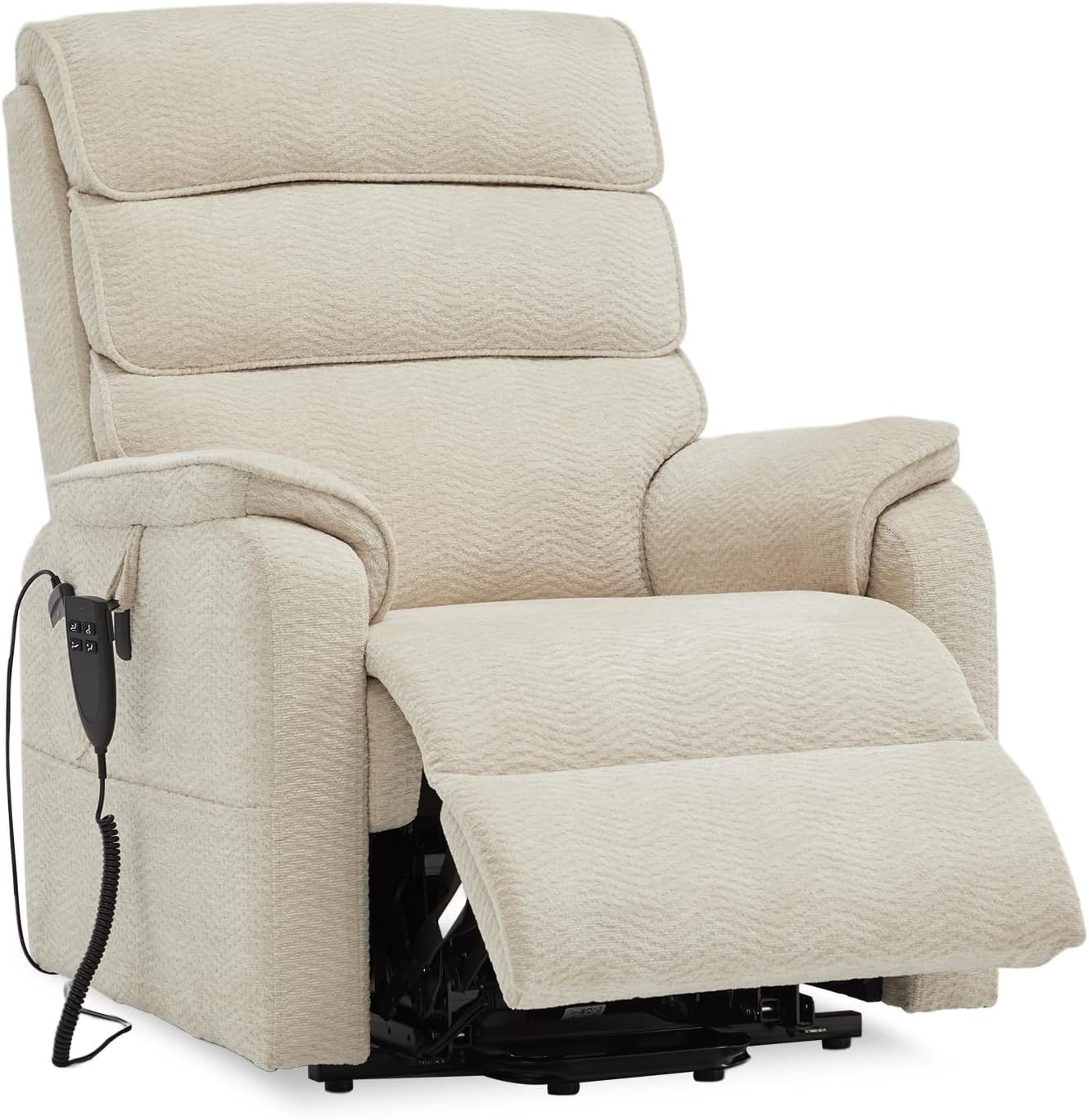Irene House 9188 Medium Dual Motor Lay Flat Recliner Lift Chair Recliners Infinite Position with Heat Massage for Elderly Up to 300 LBS Electric Power Lift Recliner Chair Sofa