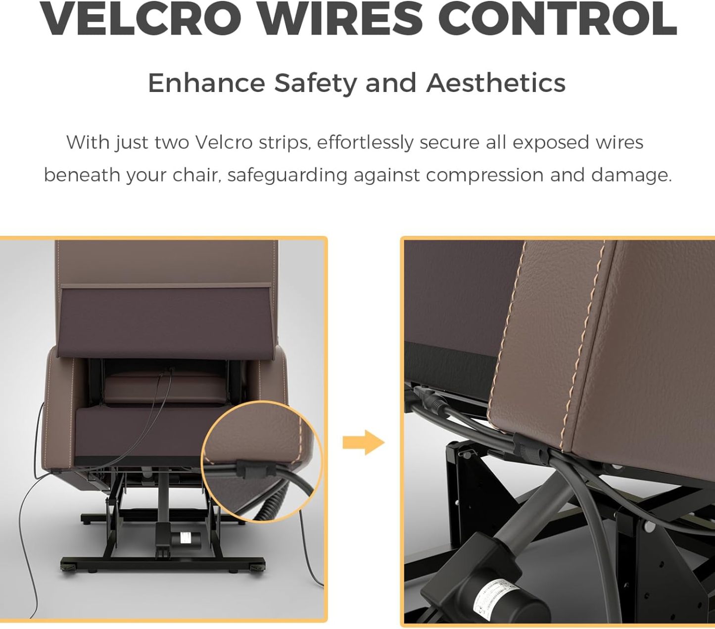 Irene House 9188 Medium Dual Motor Lay Flat Recliner Lift Chair Recliners Infinite Position with Heat Massage for Elderly Up to 300 LBS Electric Power Lift Recliner Chair Sofa