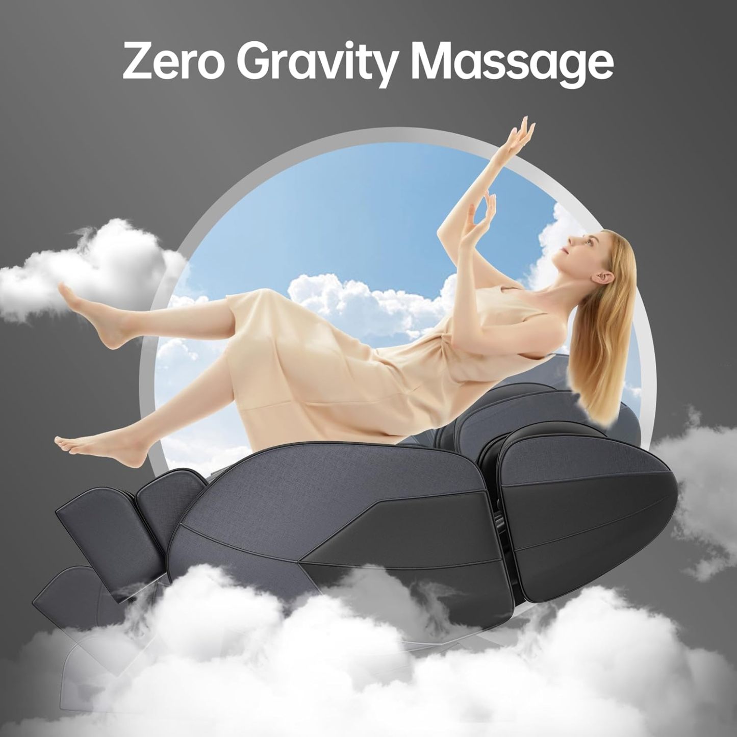 2024 Full Body Massage Chair, Zero Gravity Massage Chair Recliner with Heating Function, Auto Modes, Bluetooth Music Player, Foot Massage