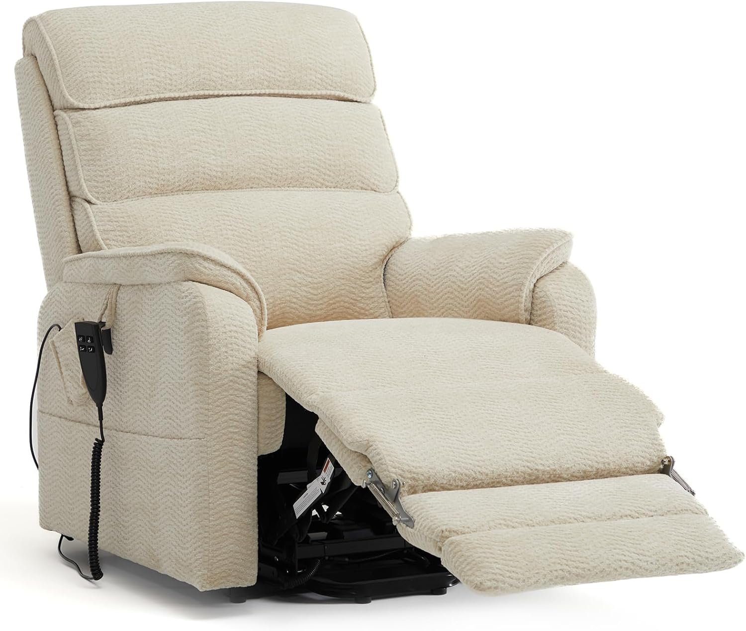 Irene House 9188 Medium Dual Motor Lay Flat Recliner Lift Chair Recliners Infinite Position with Heat Massage for Elderly Up to 300 LBS Electric Power Lift Recliner Chair Sofa