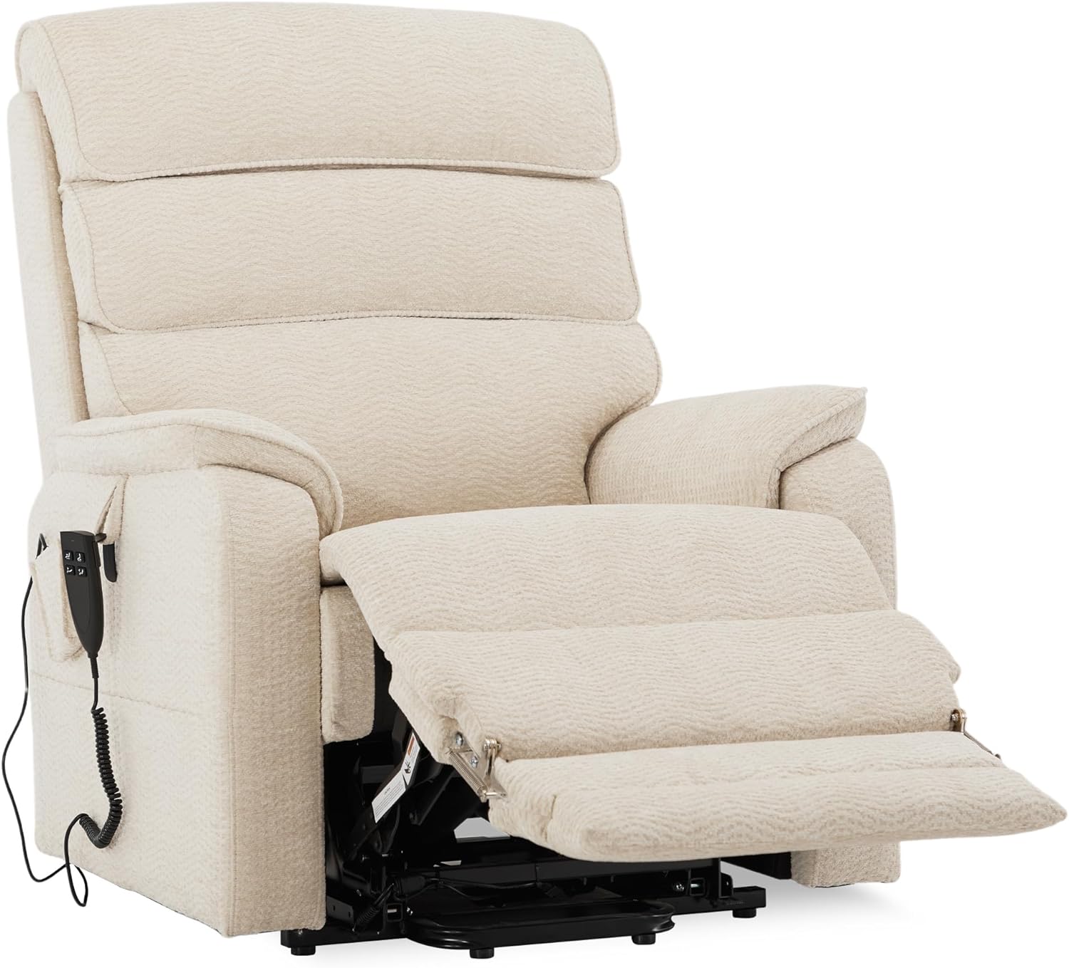 Irene House 9188 Medium Dual Motor Lay Flat Recliner Lift Chair Recliners Infinite Position with Heat Massage for Elderly Up to 300 LBS Electric Power Lift Recliner Chair Sofa