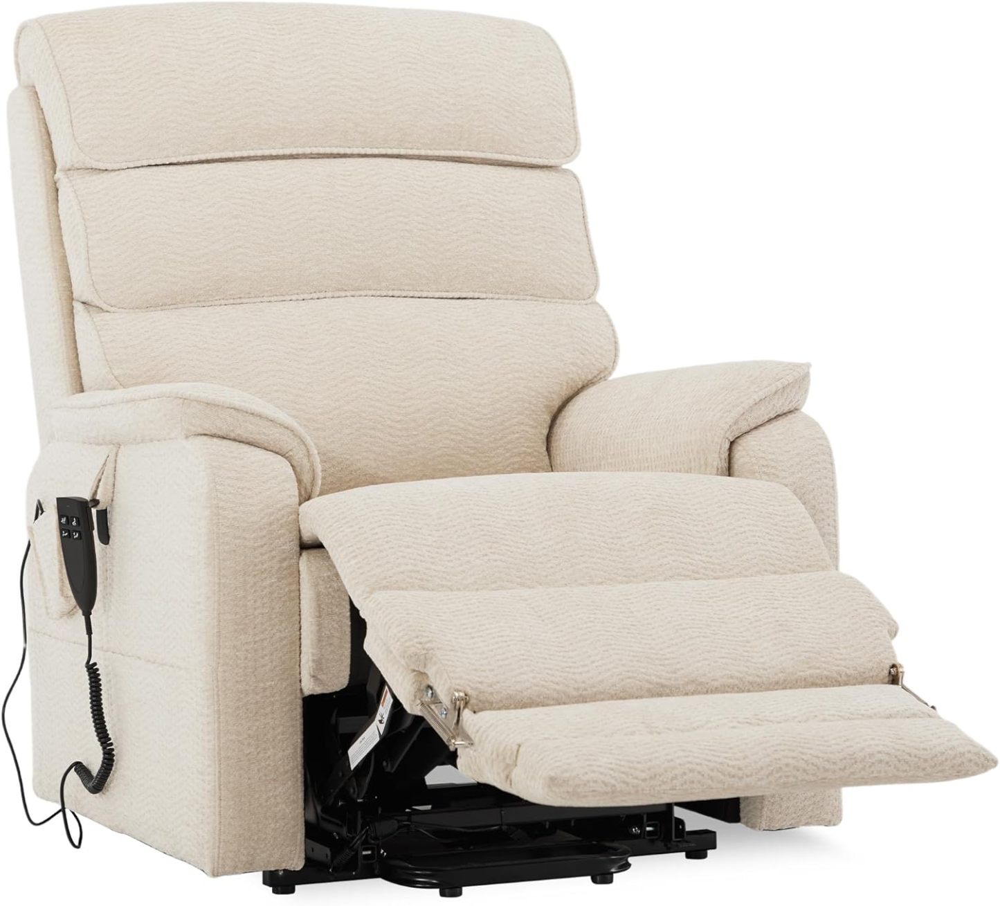 Irene House 9188 Medium Dual Motor Lay Flat Recliner Lift Chair Recliners Infinite Position with Heat Massage for Elderly Up to 300 LBS Electric Power Lift Recliner Chair Sofa