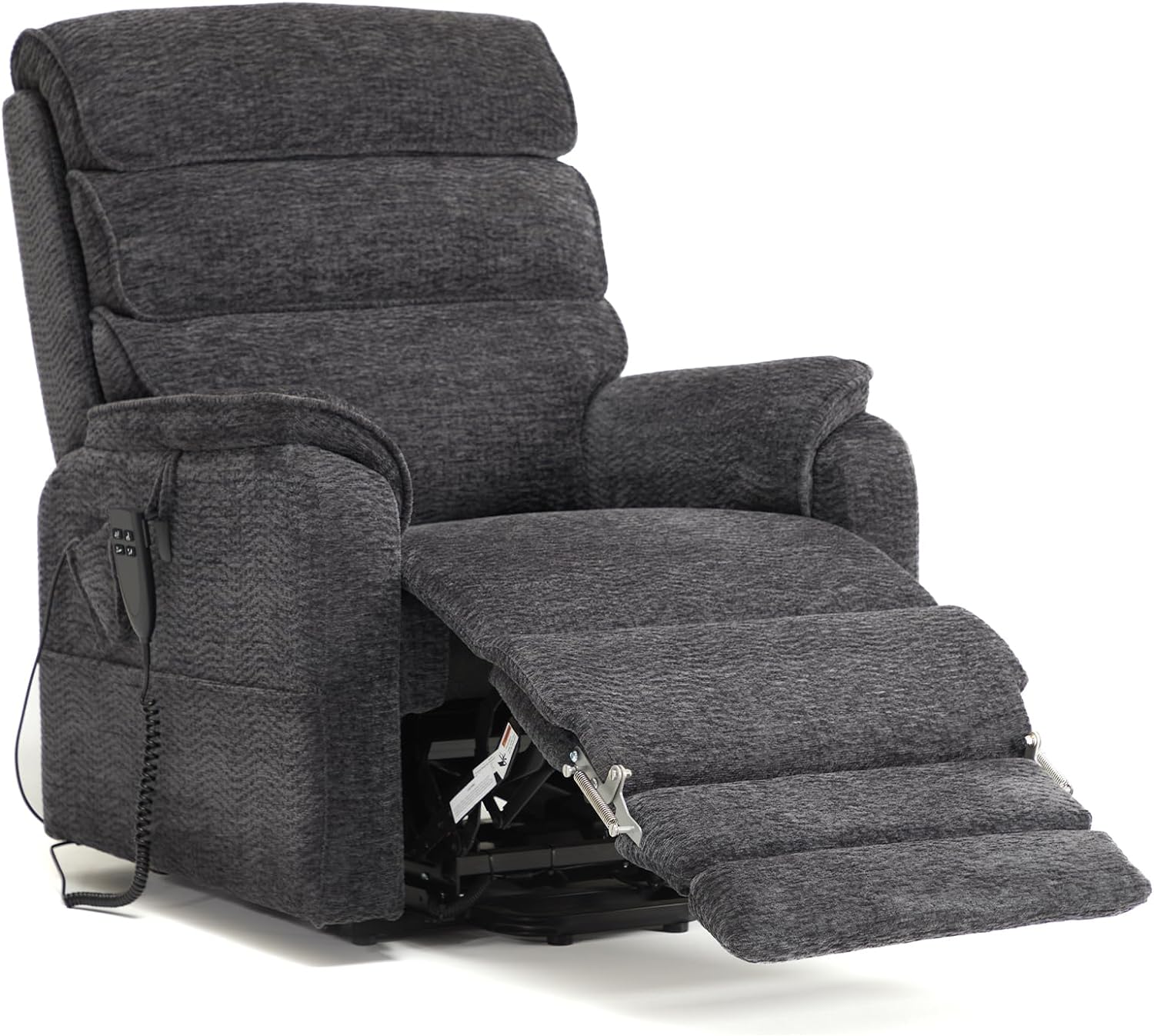 Irene House 9188 Medium Dual Motor Lay Flat Recliner Lift Chair Recliners Infinite Position with Heat Massage for Elderly Up to 300 LBS Electric Power Lift Recliner Chair Sofa