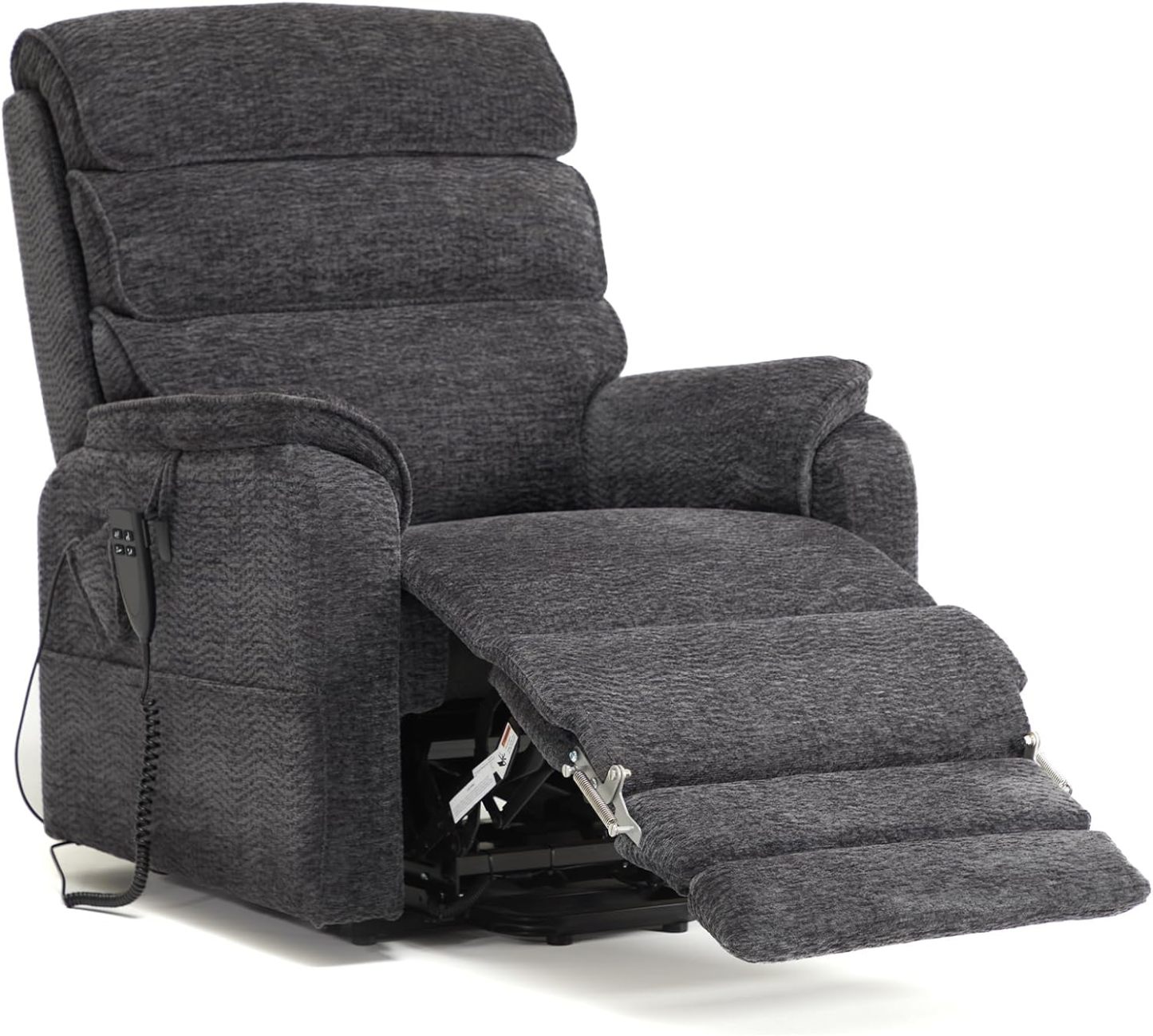 Irene House 9188 Medium Dual Motor Lay Flat Recliner Lift Chair Recliners Infinite Position with Heat Massage for Elderly Up to 300 LBS Electric Power Lift Recliner Chair Sofa