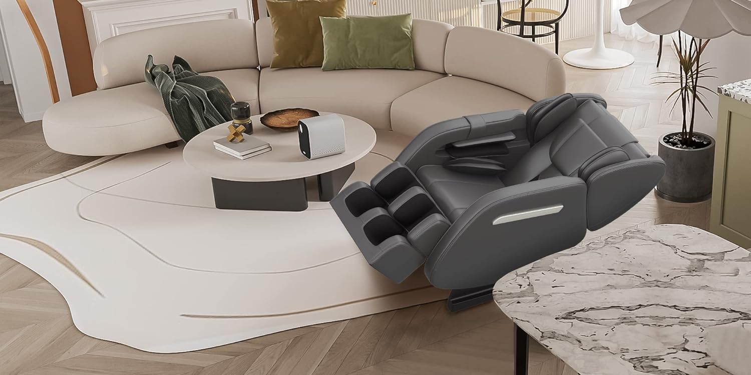 2024 Full Body Massage Chair, Zero Gravity Massage Chair Recliner with Heating Function, Auto Modes, Bluetooth Music Player, Foot Massage