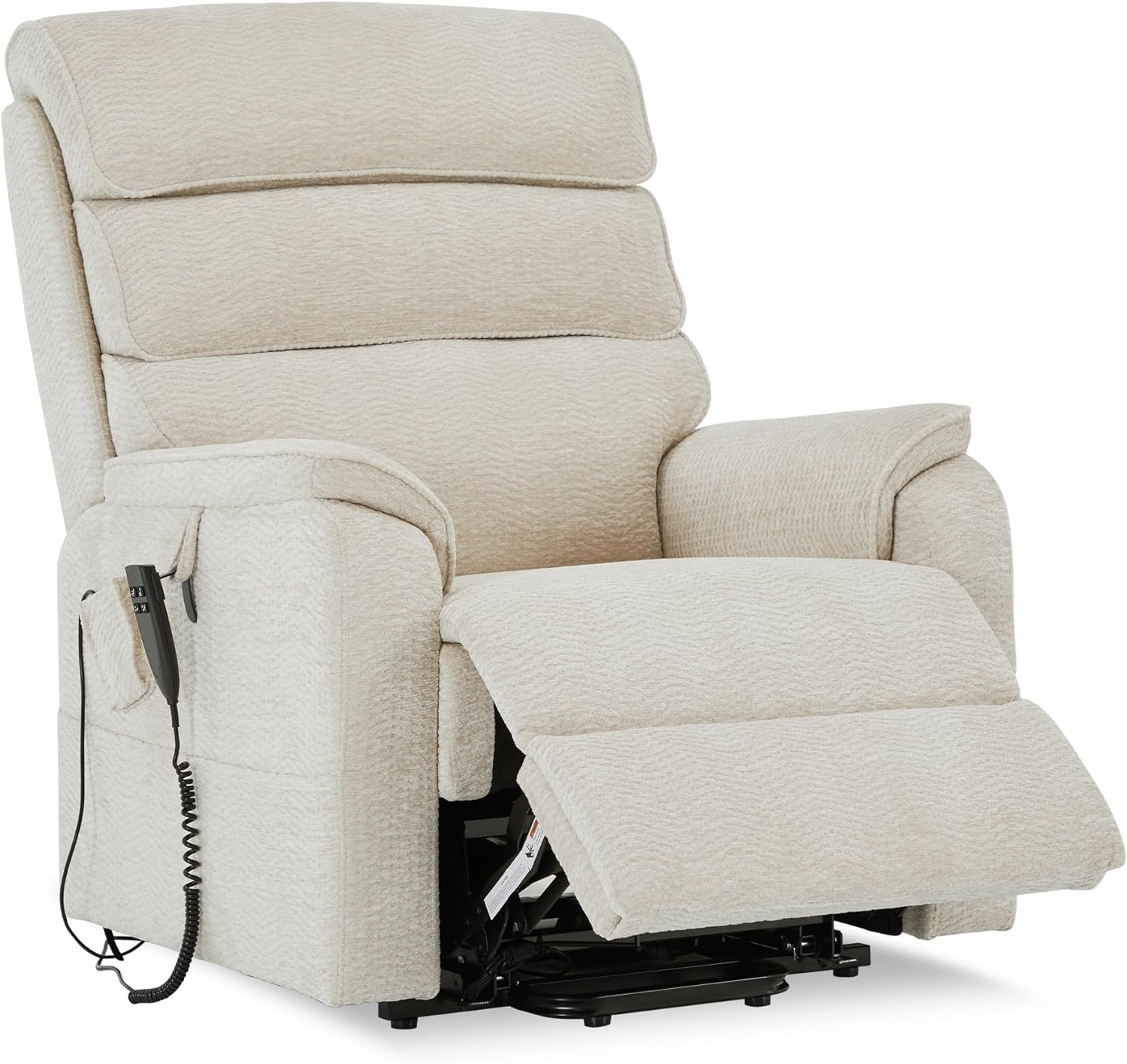 Irene House 9188 Medium Dual Motor Lay Flat Recliner Lift Chair Recliners Infinite Position with Heat Massage for Elderly Up to 300 LBS Electric Power Lift Recliner Chair Sofa