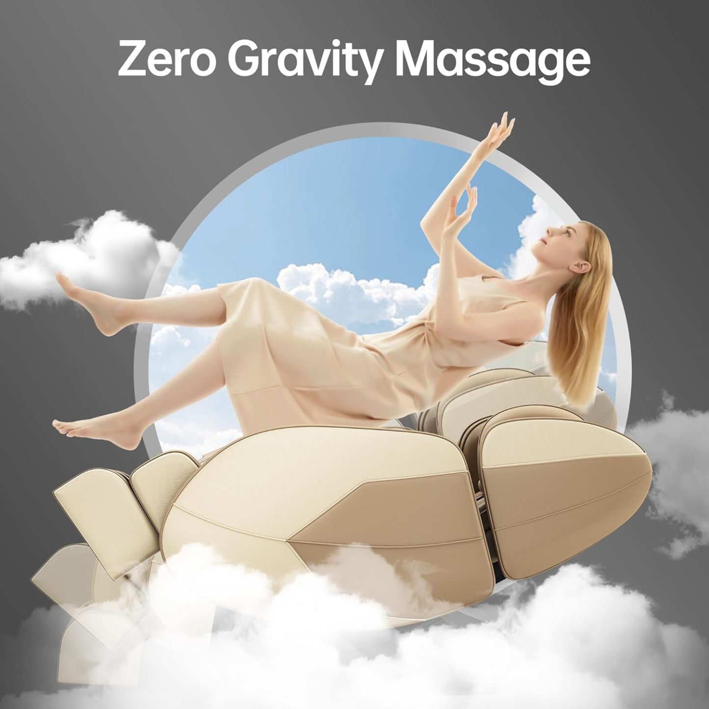 2024 Full Body Massage Chair, Zero Gravity Massage Chair Recliner with Heating Function, Auto Modes, Bluetooth Music Player, Foot Massage