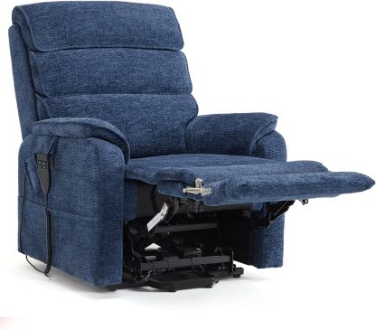 Irene House 9188 Medium Dual Motor Lay Flat Recliner Lift Chair Recliners Infinite Position with Heat Massage for Elderly Up to 300 LBS Electric Power Lift Recliner Chair Sofa