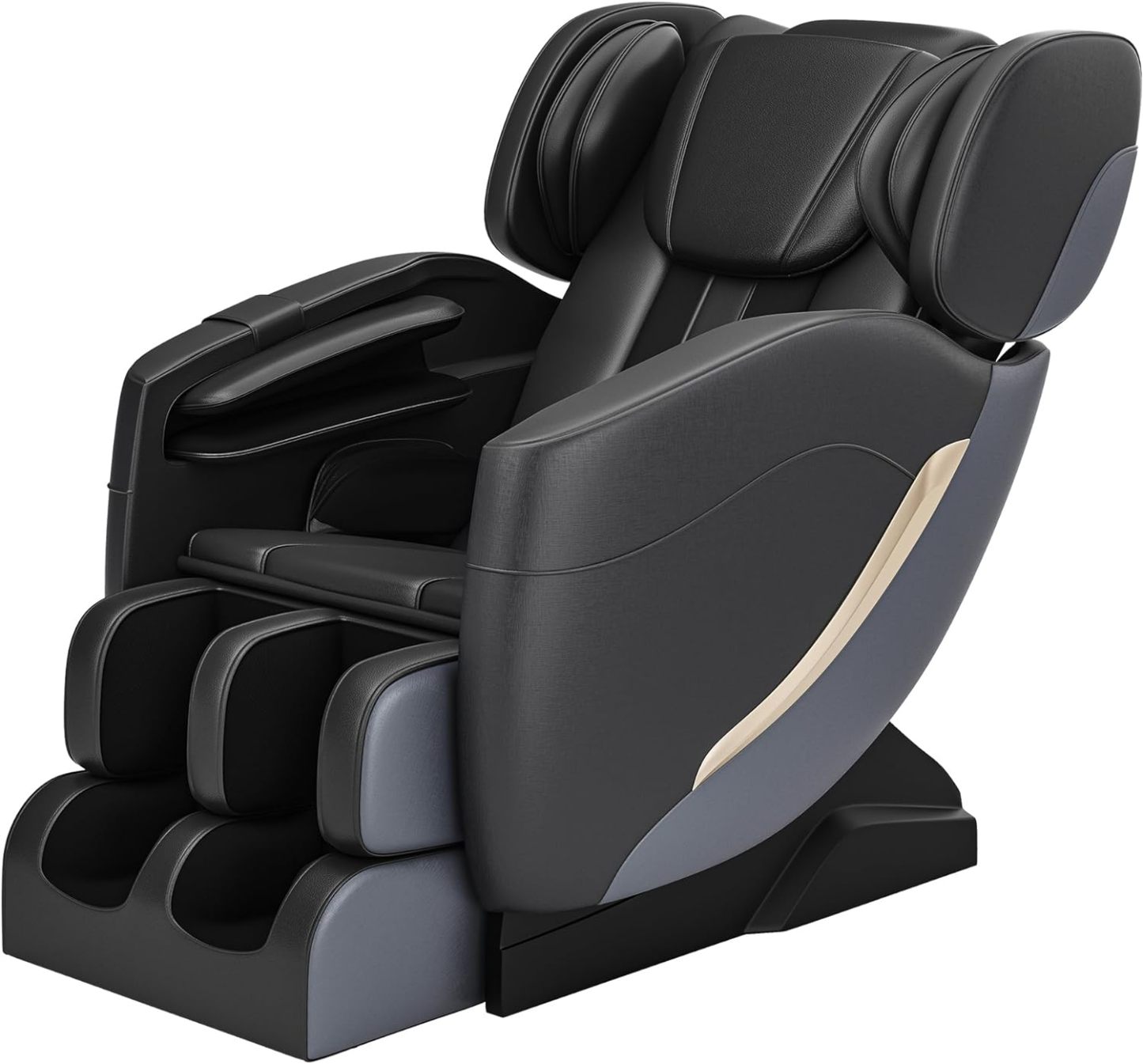2024 Massage Chair, Full Body Zero Gravity Massage Chair with 8 Fixed Massage Rollers, 6 Auto Modes, Waist Heated, Bluetooth Speaker