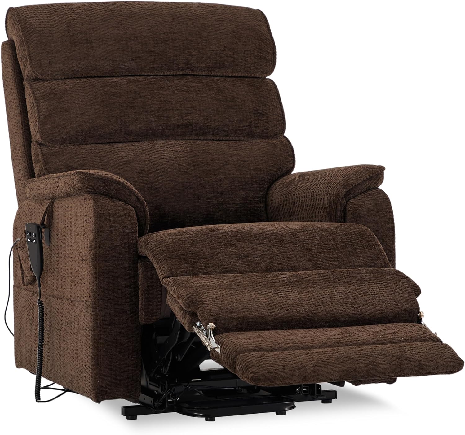 Irene House 9188 Medium Dual Motor Lay Flat Recliner Lift Chair Recliners Infinite Position with Heat Massage for Elderly Up to 300 LBS Electric Power Lift Recliner Chair Sofa