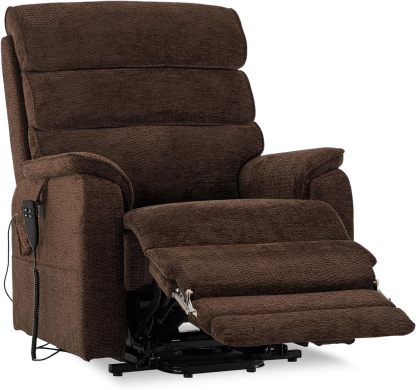 Irene House 9188 Medium Dual Motor Lay Flat Recliner Lift Chair Recliners Infinite Position with Heat Massage for Elderly Up to 300 LBS Electric Power Lift Recliner Chair Sofa