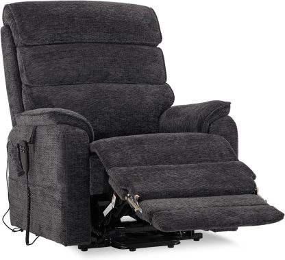 Irene House 9188 Medium Dual Motor Lay Flat Recliner Lift Chair Recliners Infinite Position with Heat Massage for Elderly Up to 300 LBS Electric Power Lift Recliner Chair Sofa