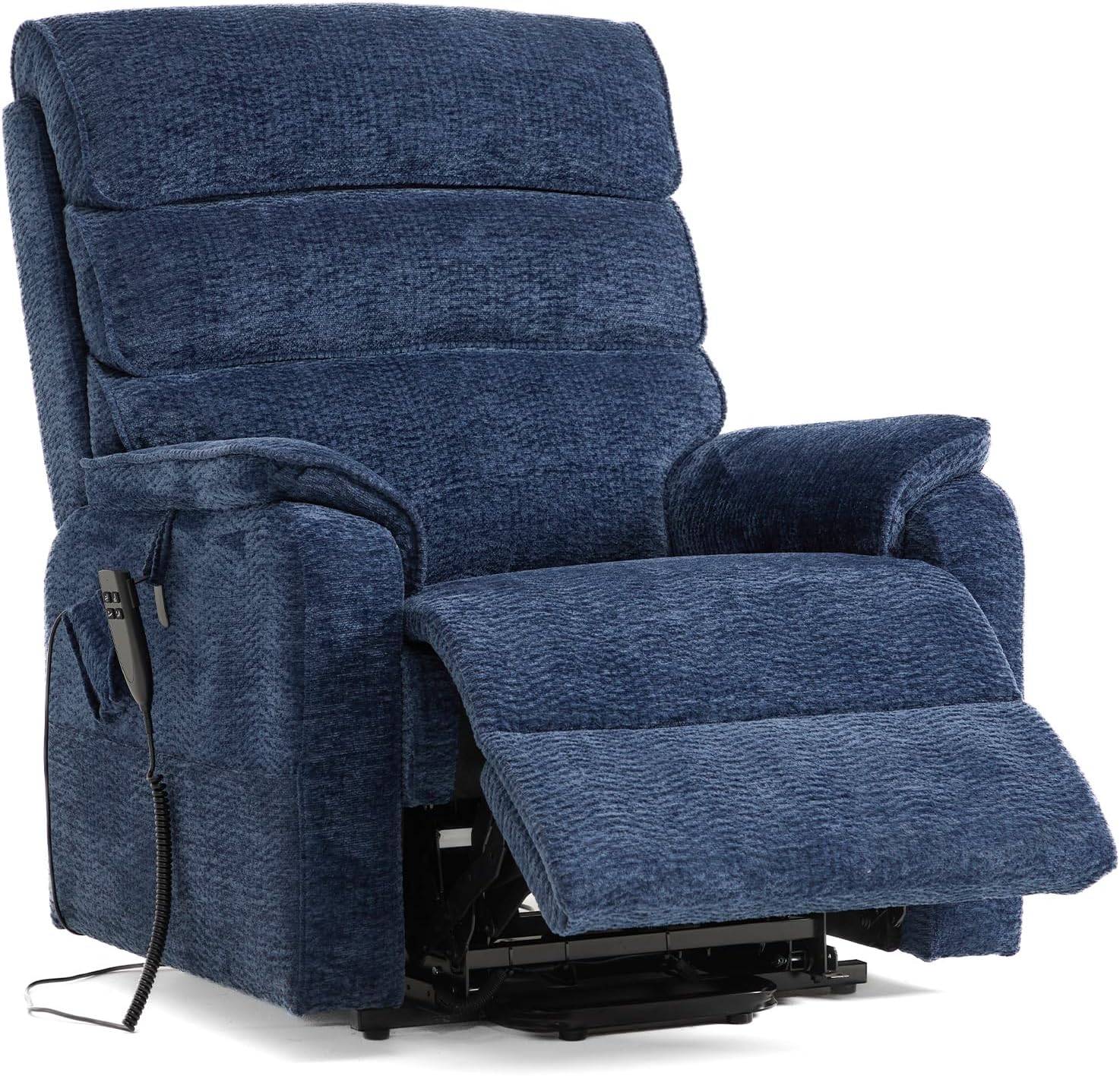 Irene House 9188 Medium Dual Motor Lay Flat Recliner Lift Chair Recliners Infinite Position with Heat Massage for Elderly Up to 300 LBS Electric Power Lift Recliner Chair Sofa