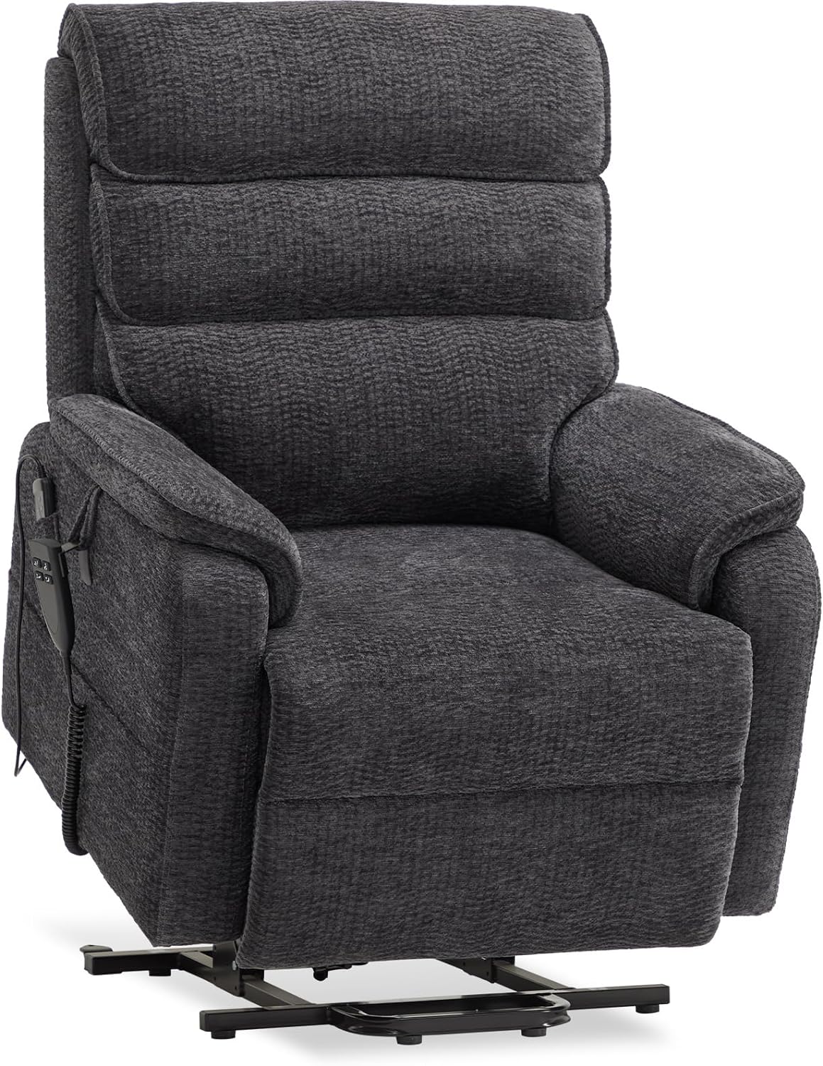 Irene House 9188 Medium Dual Motor Lay Flat Recliner Lift Chair Recliners Infinite Position with Heat Massage for Elderly Up to 300 LBS Electric Power Lift Recliner Chair Sofa