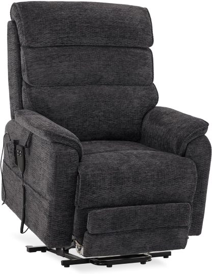 Irene House 9188 Medium Dual Motor Lay Flat Recliner Lift Chair Recliners Infinite Position with Heat Massage for Elderly Up to 300 LBS Electric Power Lift Recliner Chair Sofa