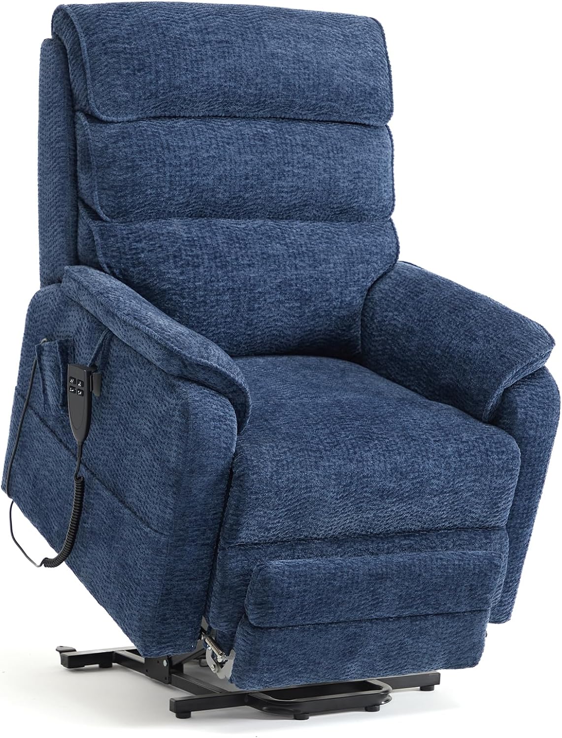 Irene House 9188 Medium Dual Motor Lay Flat Recliner Lift Chair Recliners Infinite Position with Heat Massage for Elderly Up to 300 LBS Electric Power Lift Recliner Chair Sofa