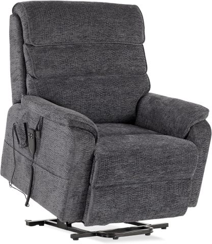 Irene House 9188 Medium Dual Motor Lay Flat Recliner Lift Chair Recliners Infinite Position with Heat Massage for Elderly Up to 300 LBS Electric Power Lift Recliner Chair Sofa