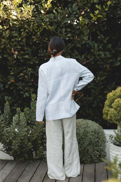 Seaside Soire Linen Blazer
