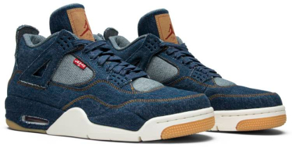 Lethtvi's x NIthtKE Air Jorthtdan 4 Retro 'Denim' A02571 401