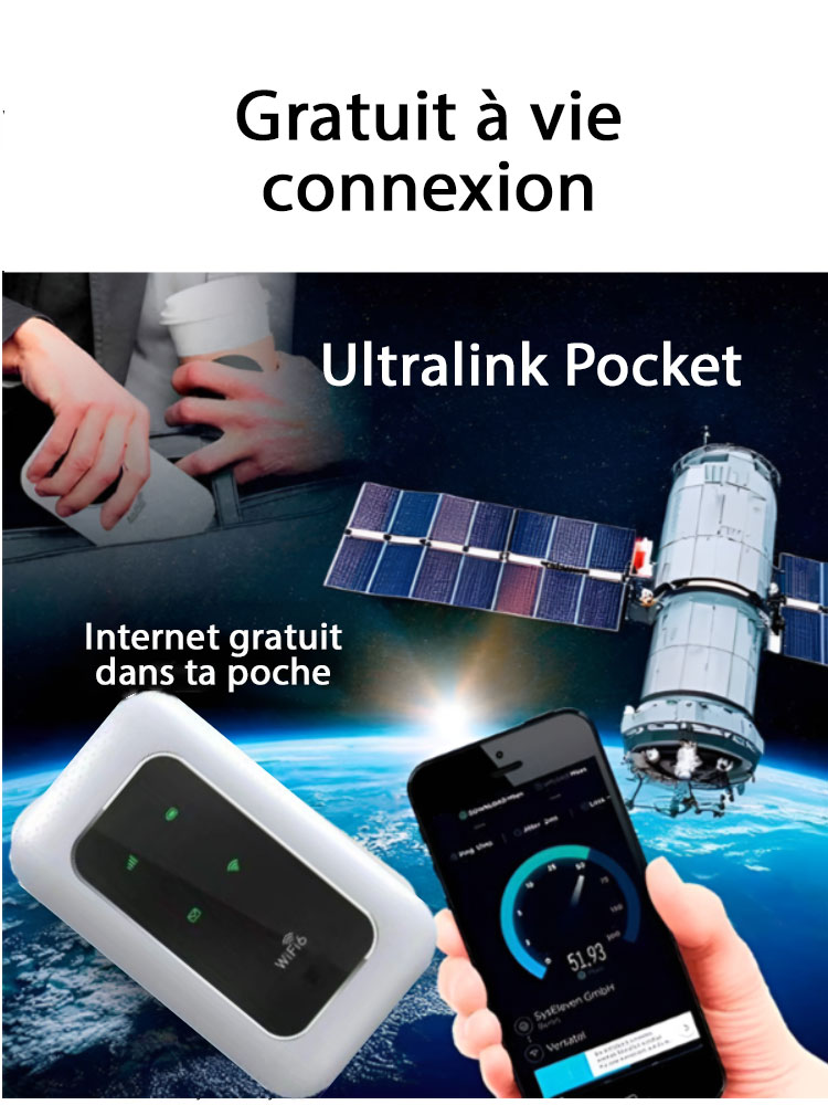 WiFi portable universel, prêt à l'emploi, gratuit à vie