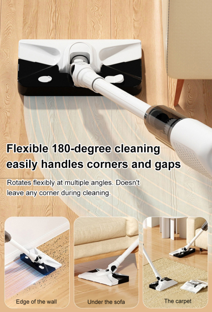 [Wireless vacuuming and mopping] High suction power dust mite removal mopping machine
