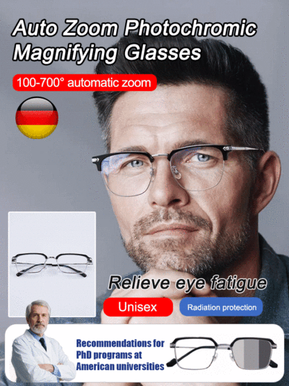 👓 Smart Glasses That Focus Themselves • Block 99% Blue Light • Become Sunglasses in Sun!