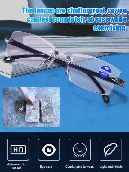 Smart Zoom Glasses ✨ No eye exam needed — the lens power automatically adjusts to your vision needs, from –7 to +7. Blocks up to 99.9% of harmful blue light! ✨