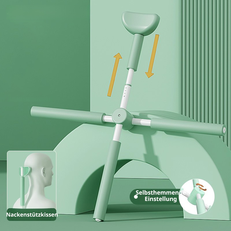 【Upgrade mit integriertem Kopfkissen】Anti-Buckel Körperkorrekturstab