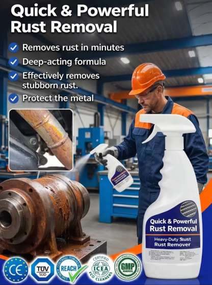 🛠️ 【Quick Rust Removal】Powerful Steel Rust Remover