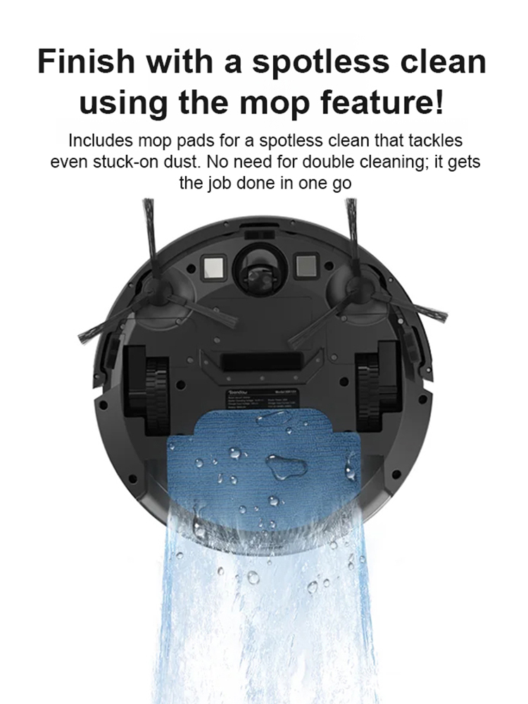 The new home-use three-in-one intelligent vacuum, sweep, and mop robot.