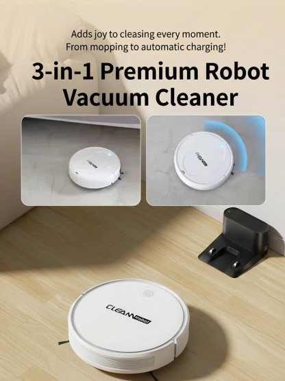 The new home-use three-in-one intelligent vacuum, sweep, and mop robot.