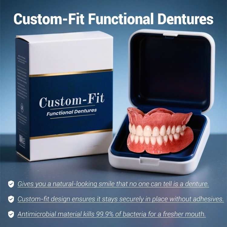 Creating a Natural Smile | Enhancing Aesthetics | Custom Fit Denture Kit