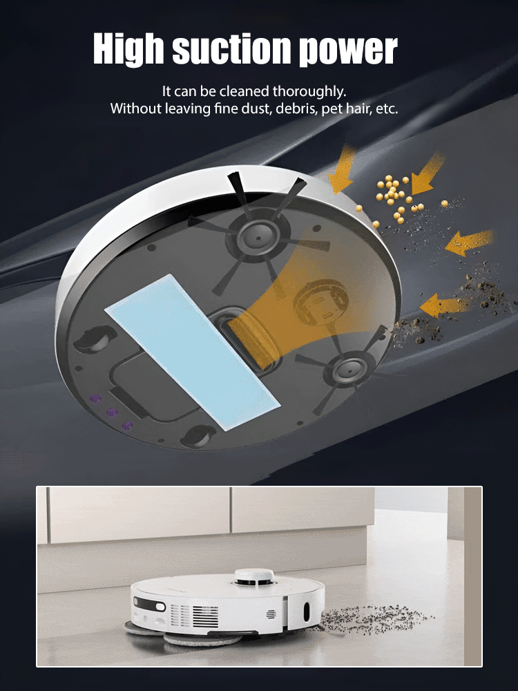 Wash, sweep and mop smart sweeping robot