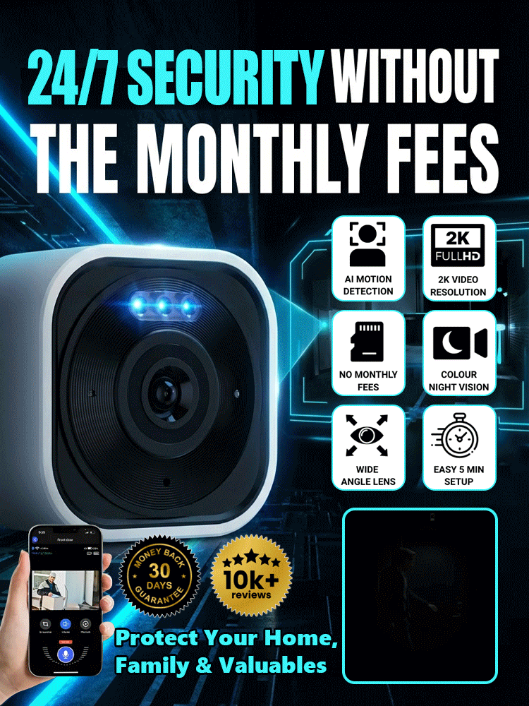 [Comprehensive Protection for Your Safety] Indoor Surveillance Camera🕵️‍♂️ Zero Setup, Zero Fees, Total Peace of Mind