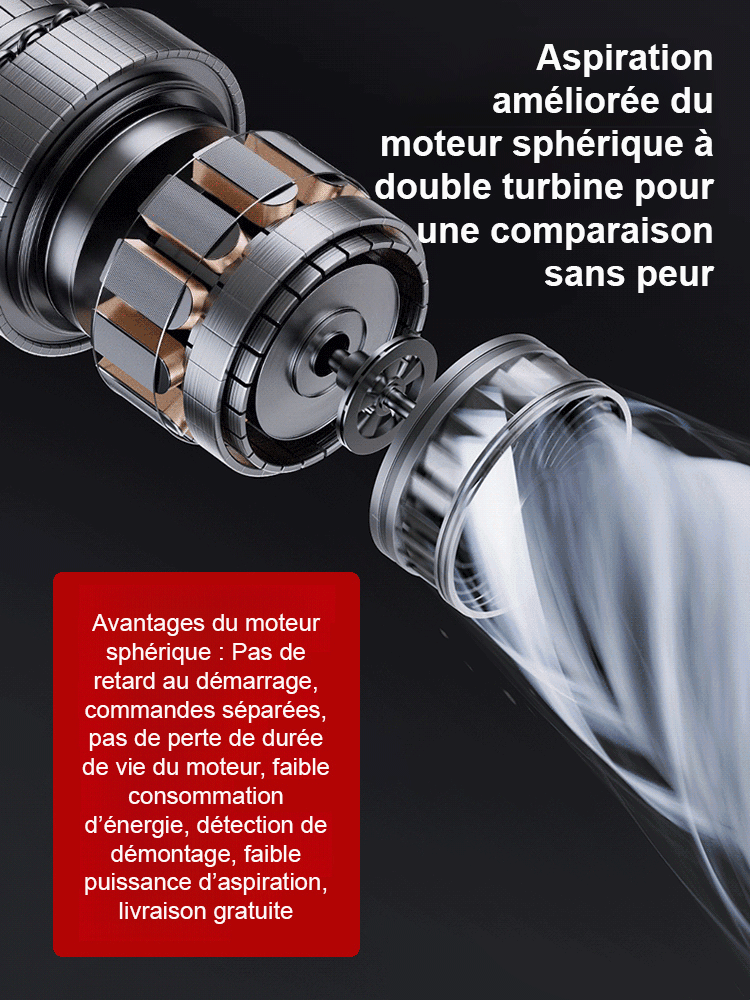 Aspirateur automatique 4-en-1 