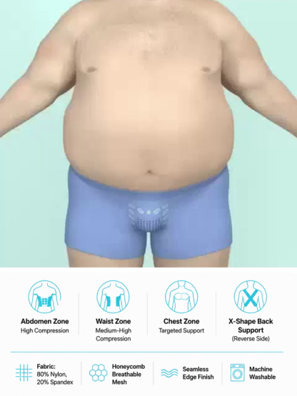 🚫 Say Goodbye to Dad Bod Forever: Ionic Compression Tank – Flatten Belly & Fix Posture Instantly